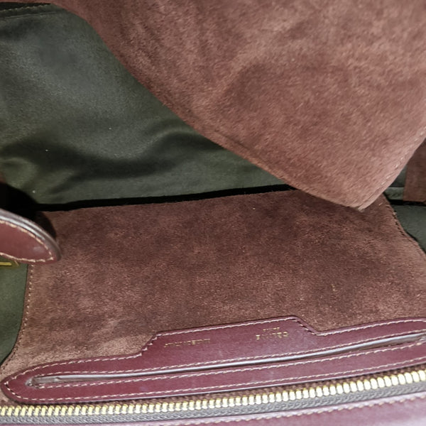 TRAPEZE Medium Calfskin Red
