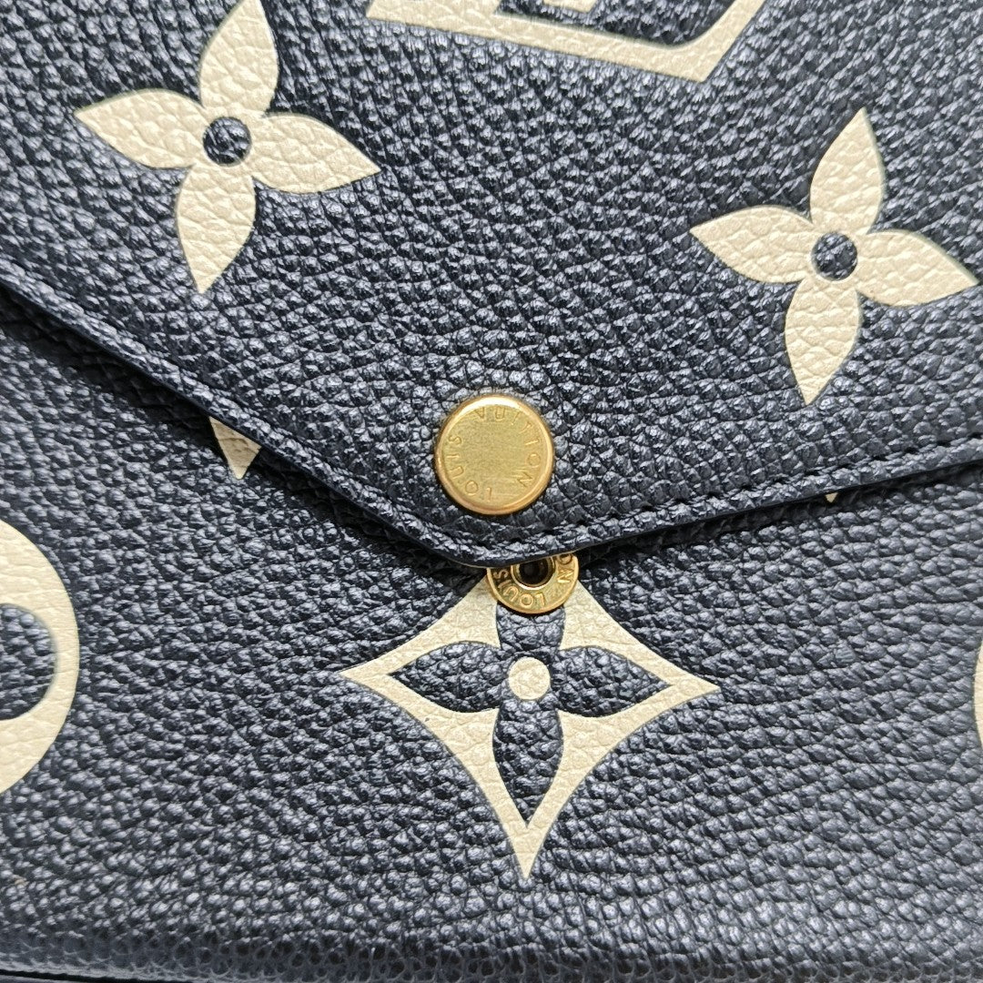 FÉLICIE Monogram Calfskin Black