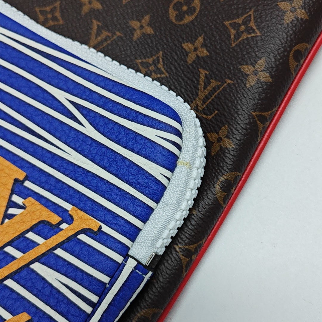 MULTIPOCKET Monogram Coated Canvas Brown