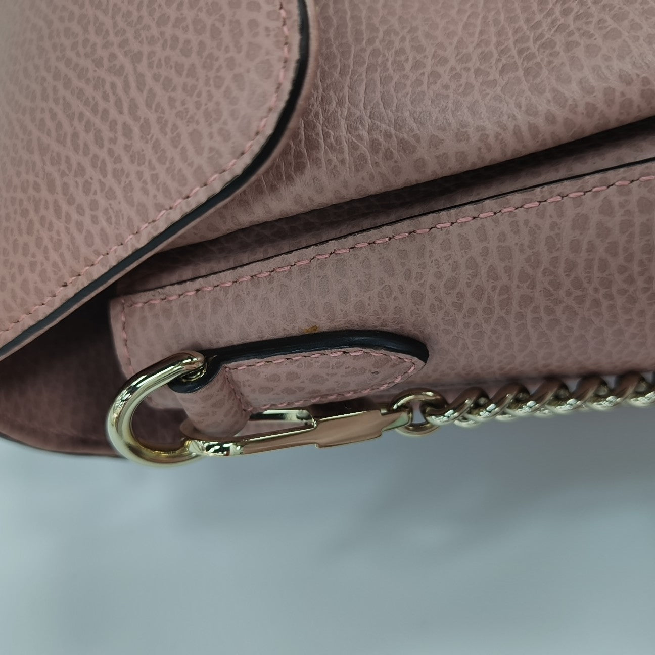 Interlocking G Large Calfskin Pink