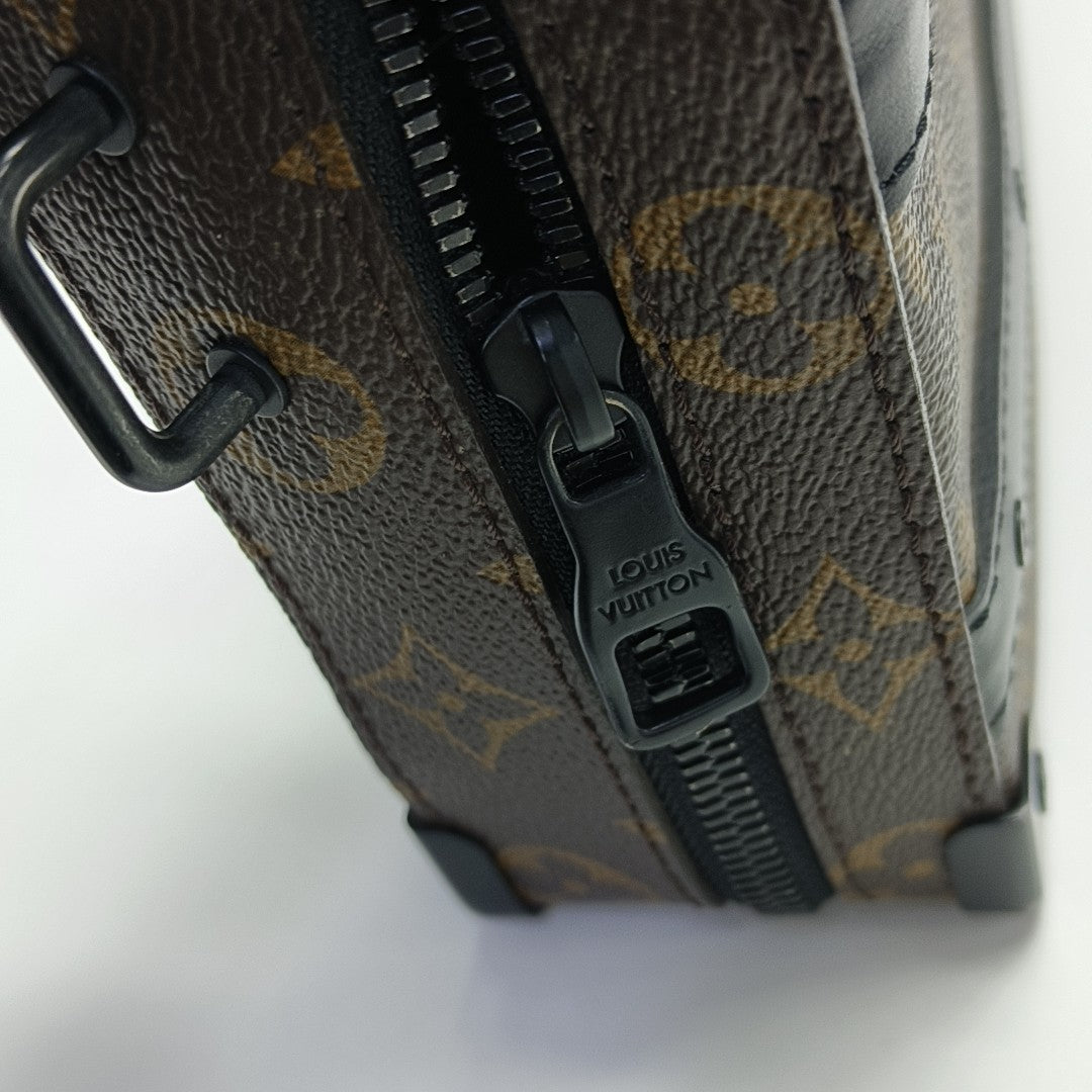 SOFT TRUNK Monogram Coated Canvas Brown