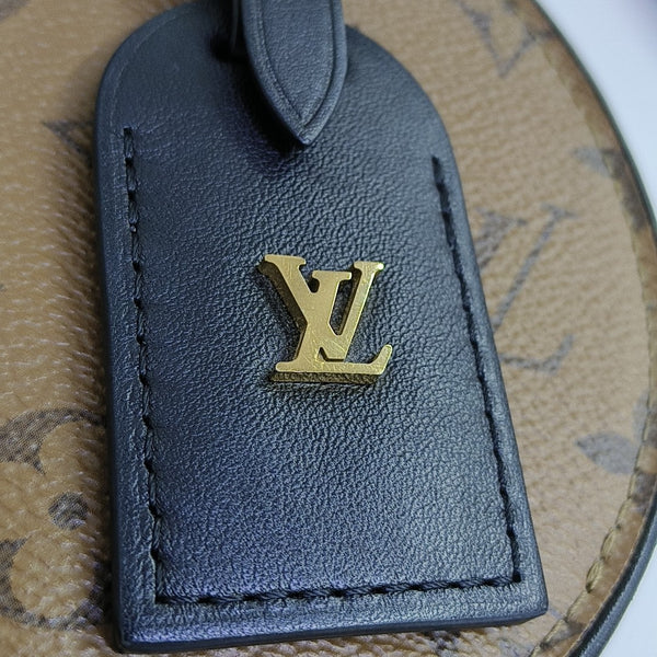 BOITE CHAPEAU Mini Monogram Coated Canvas Brown