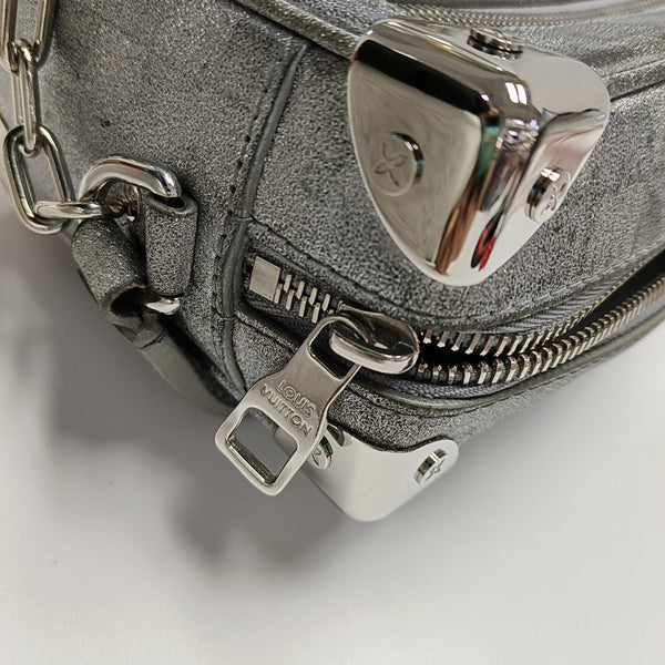 SOFT TRUNK Mini Damier Special Material Silver