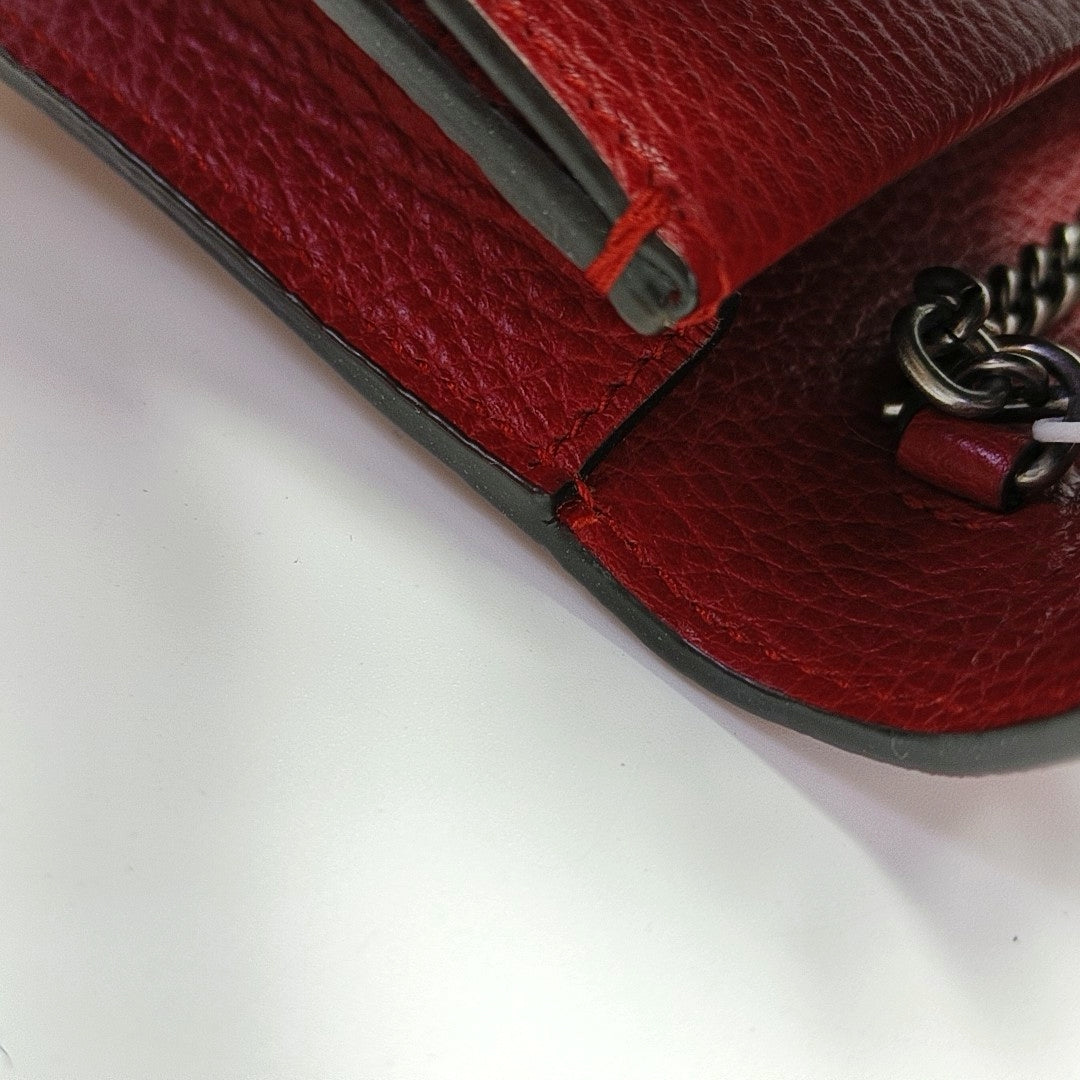Dionysus Super Mini Calfskin Red