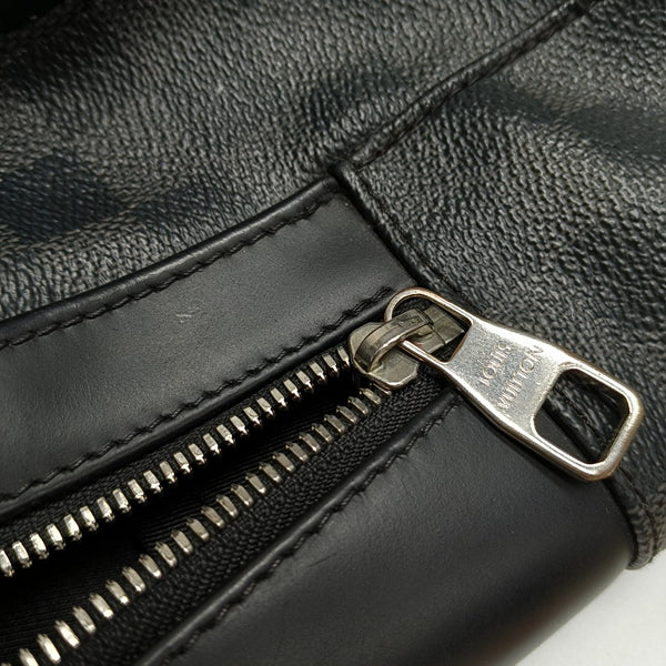 JOSH Damier Graphite Coated Canvas Gray