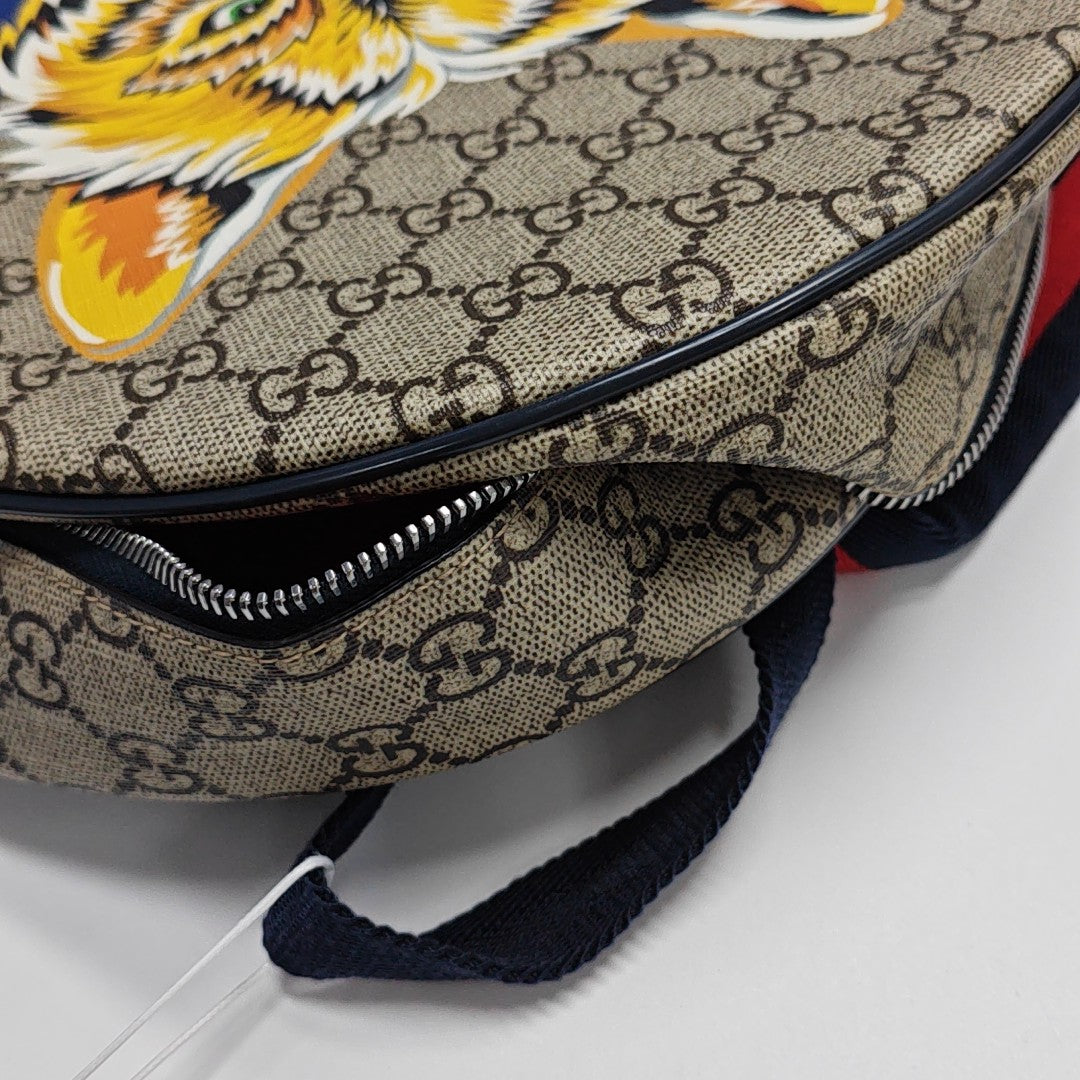GG Supreme Monogram Coated Canvas Beige