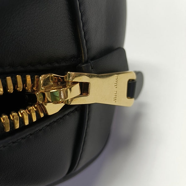 Calfskin Top Handle Bag Black