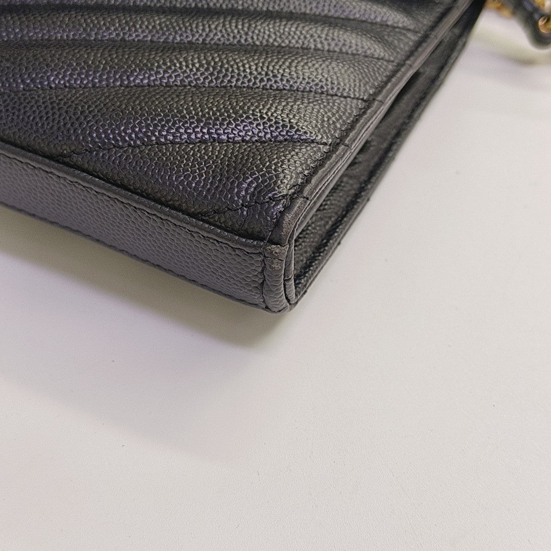 MONOGRAM Medium Quilted Calfskin Black