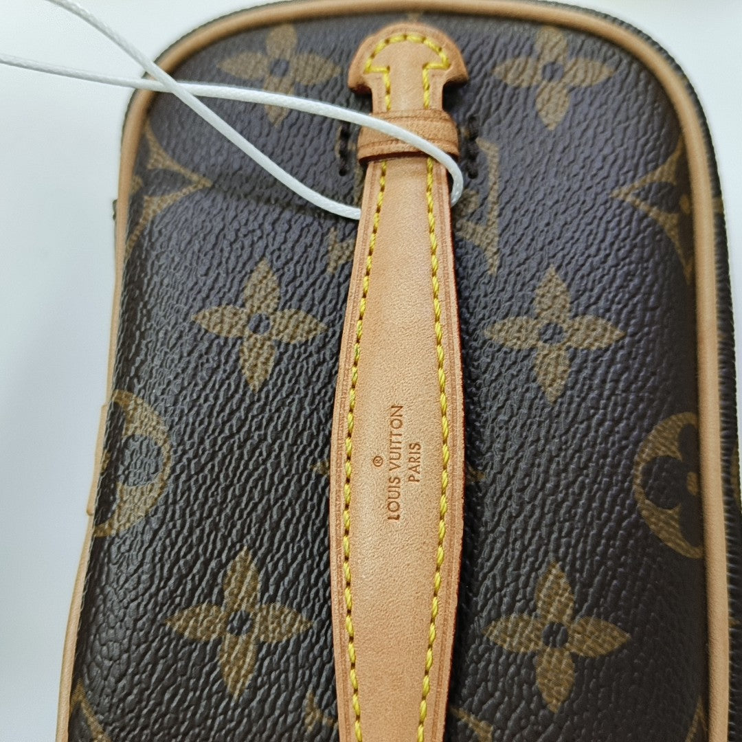 NICE Super Mini Monogram Coated Canvas Brown