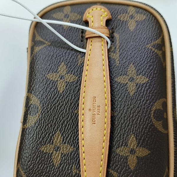 NICE Super Mini Monogram Coated Canvas Brown