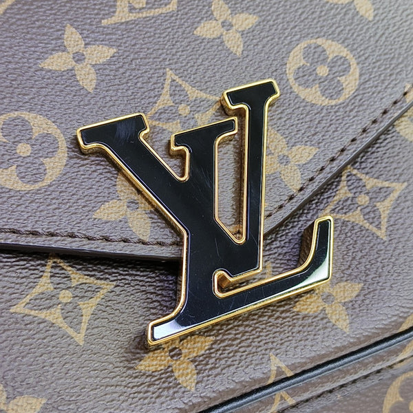 PASSY Monogram Coated Canvas Brown