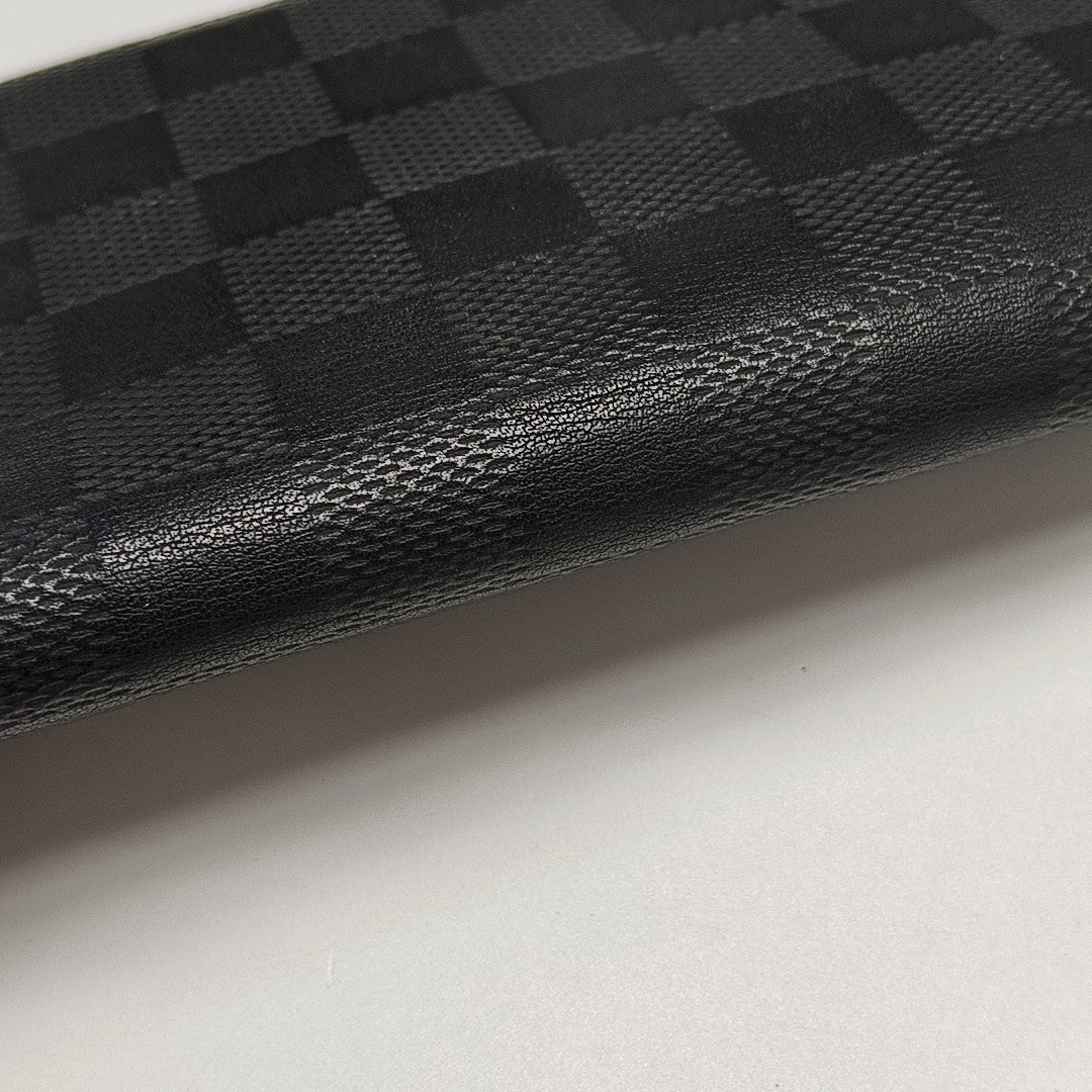 BRAZZA Damier Graphite Calfskin Black Wallet
