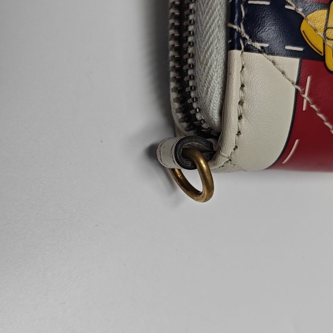 Quilted Calfskin Wallet White