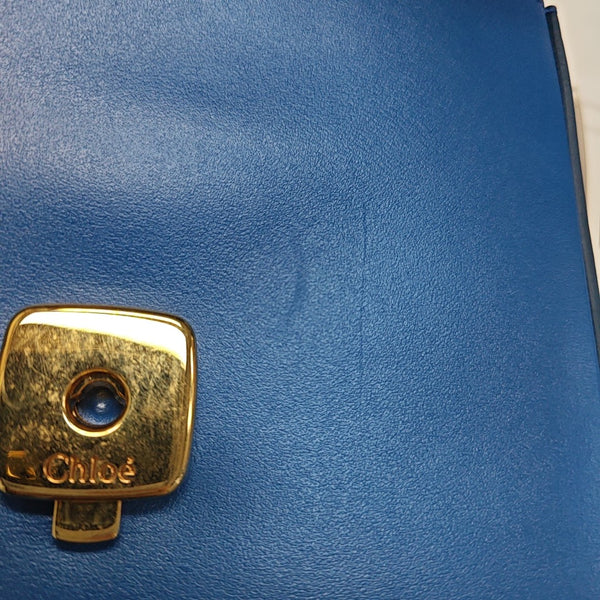Chloé C Mini Calfskin Blue