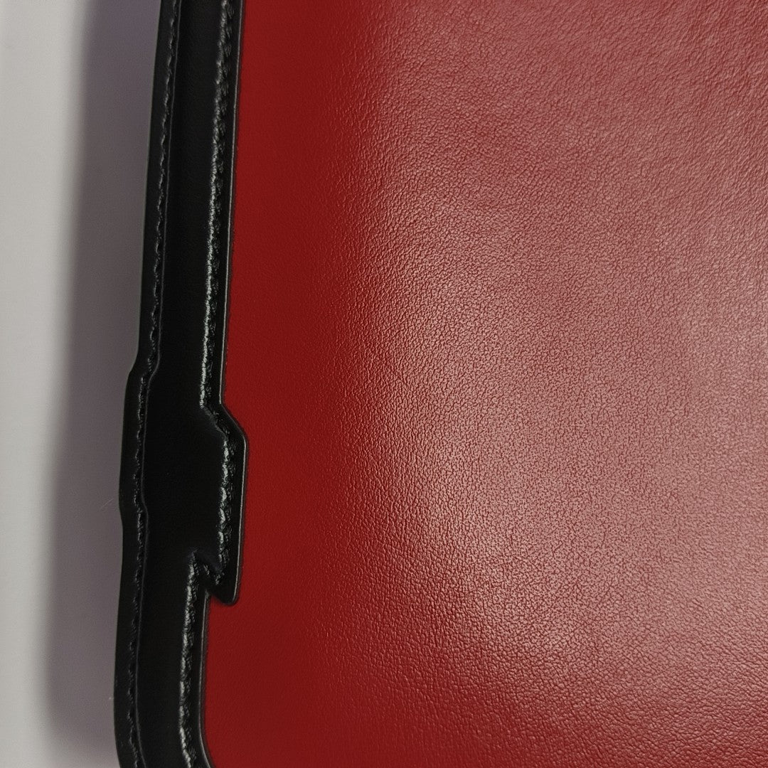 TB Small Calfskin Red