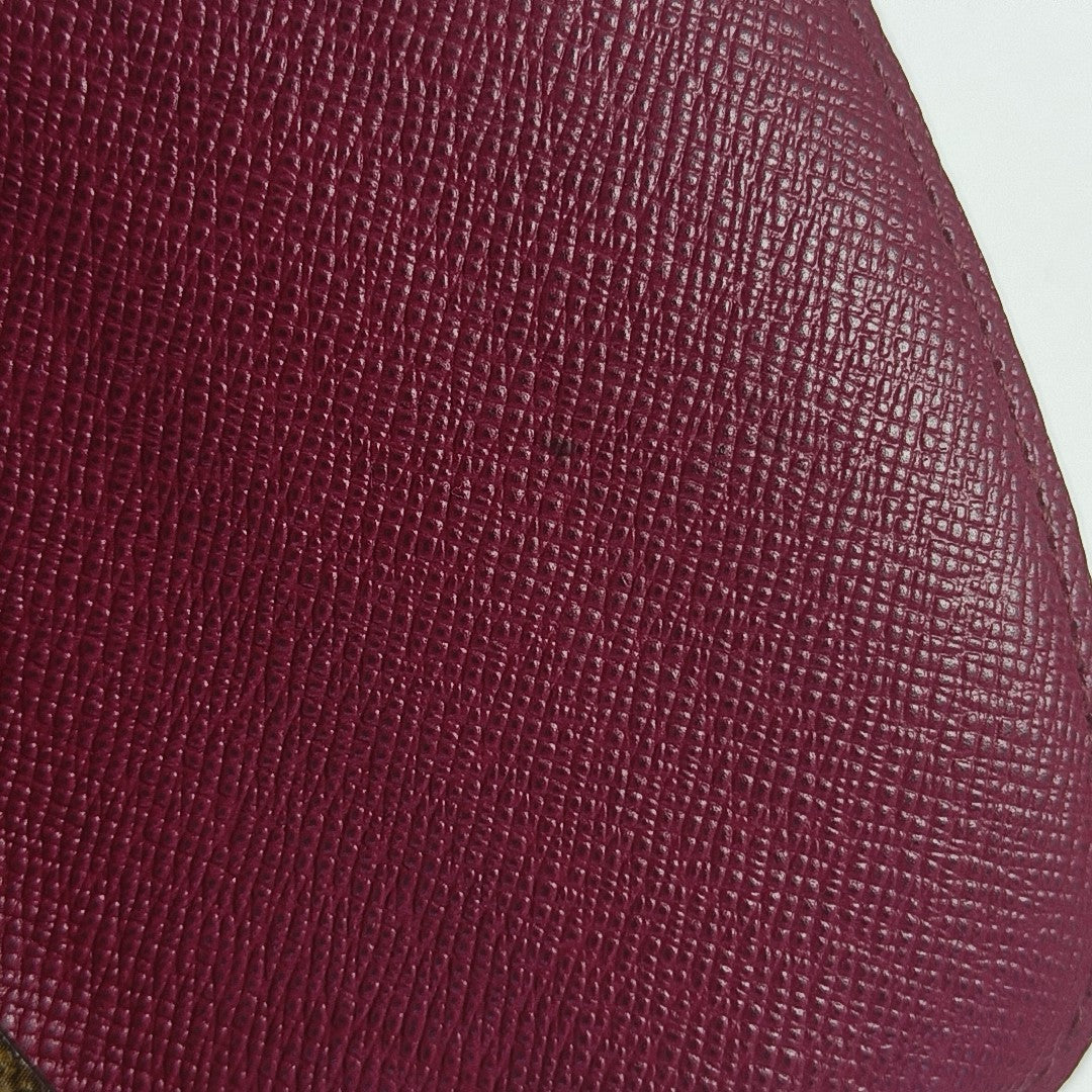 EMILIE Monogram Coated Canvas Brown Wallet