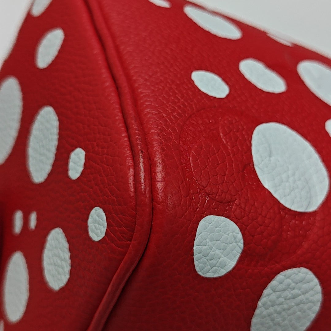 Authenticated pre-owned  SPEEDY Monogram Calfskin Red - Shoulder Bag at Looply