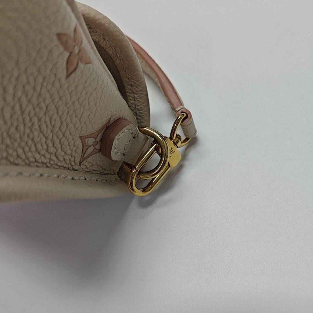 DIANE Nano Monogram Calfskin White