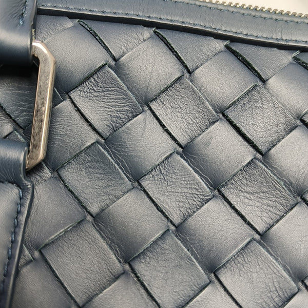 Intrecciato Calfskin Blue
