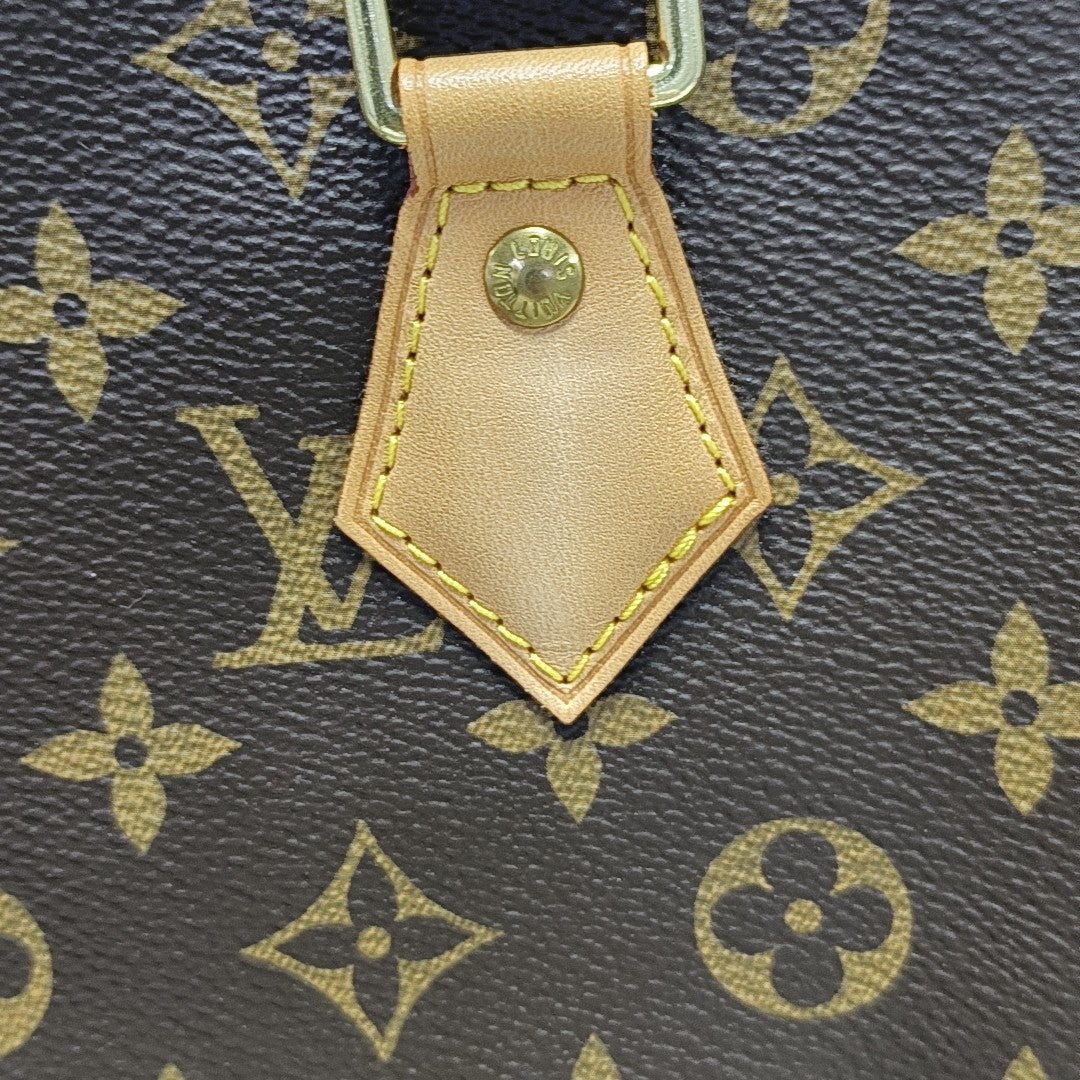 SPEEDY 30 Monogram Coated Canvas Brown