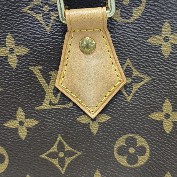 SPEEDY 30 Monogram Coated Canvas Brown