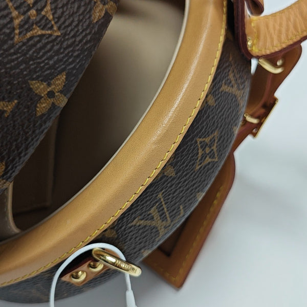 BOITE CHAPEAU PM Monogram Coated Canvas Brown