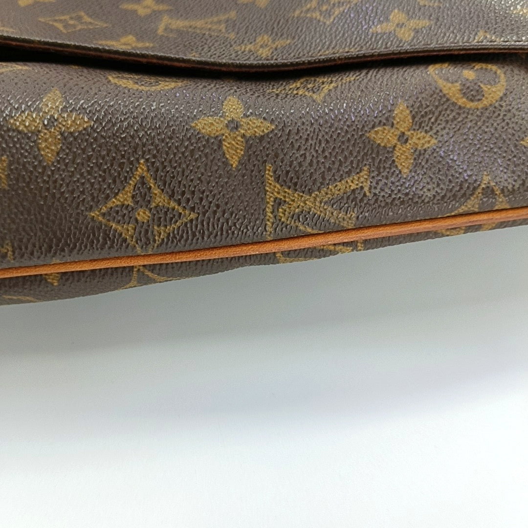 MUSETTE TANGO Monogram Coated Canvas Brown
