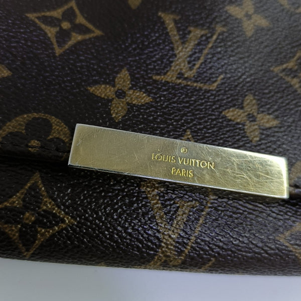 FAVORITE PM Monogram Coated Canvas Brown