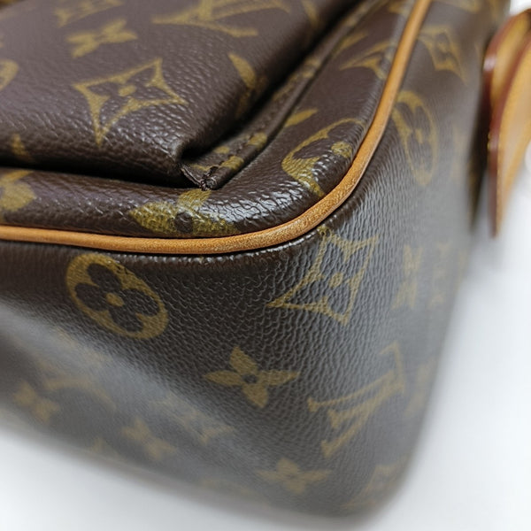 VIVA CITE Monogram Coated Canvas Brown