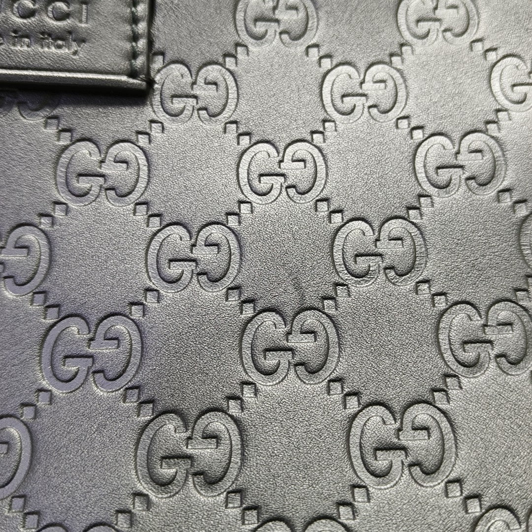 Signature Monogram Calfskin Black