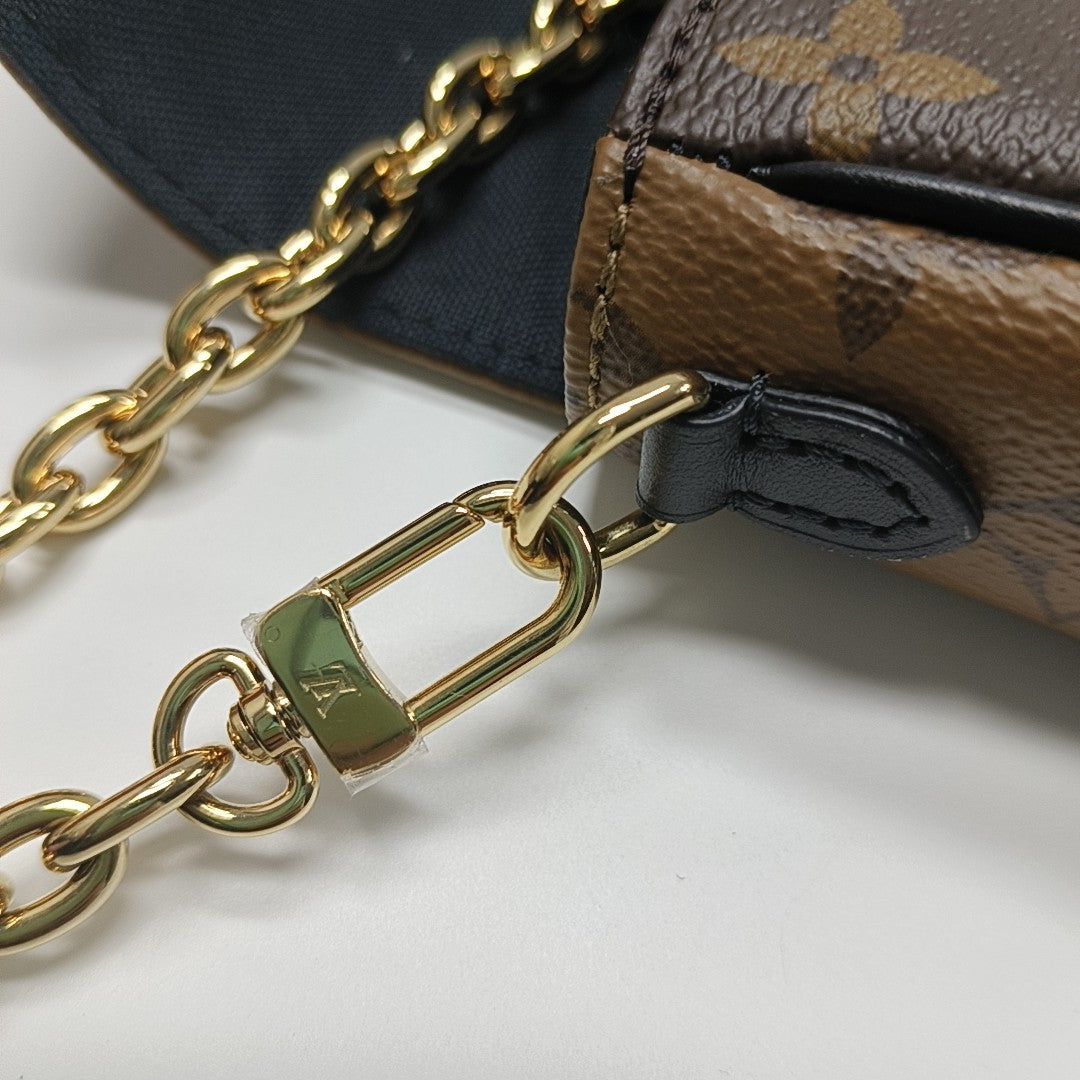 IVY Monogram Coated Canvas Brown