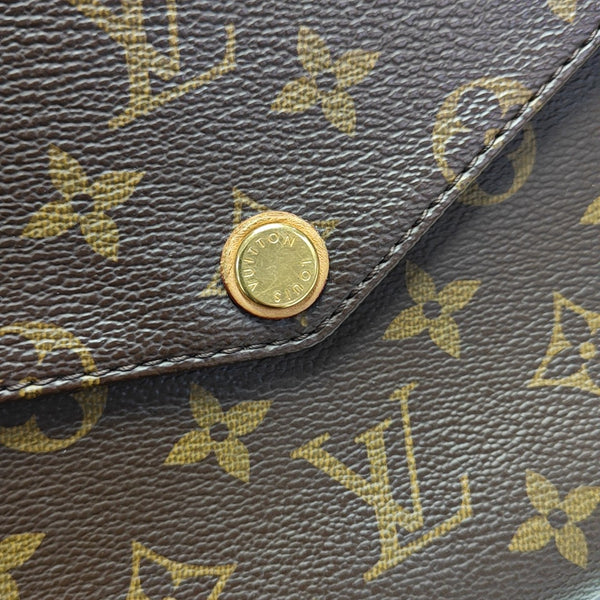 Monogram Coated Canvas Brown