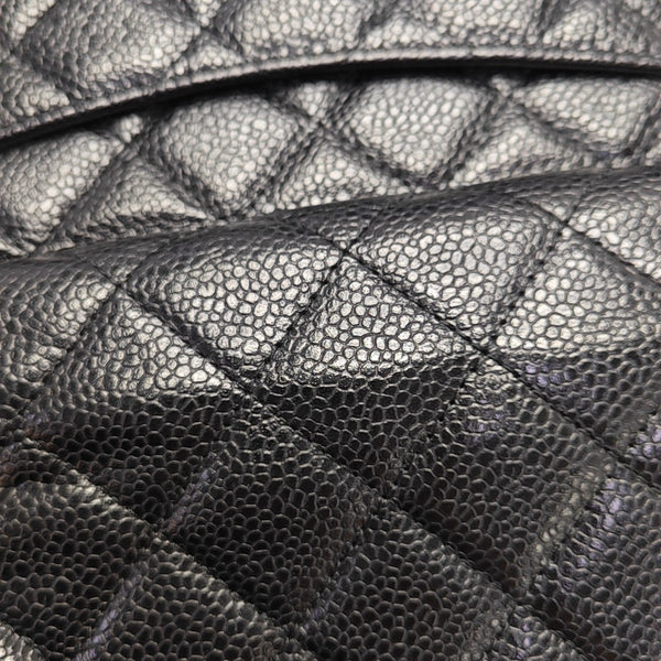 WOC Quilted Grained Calfskin Black