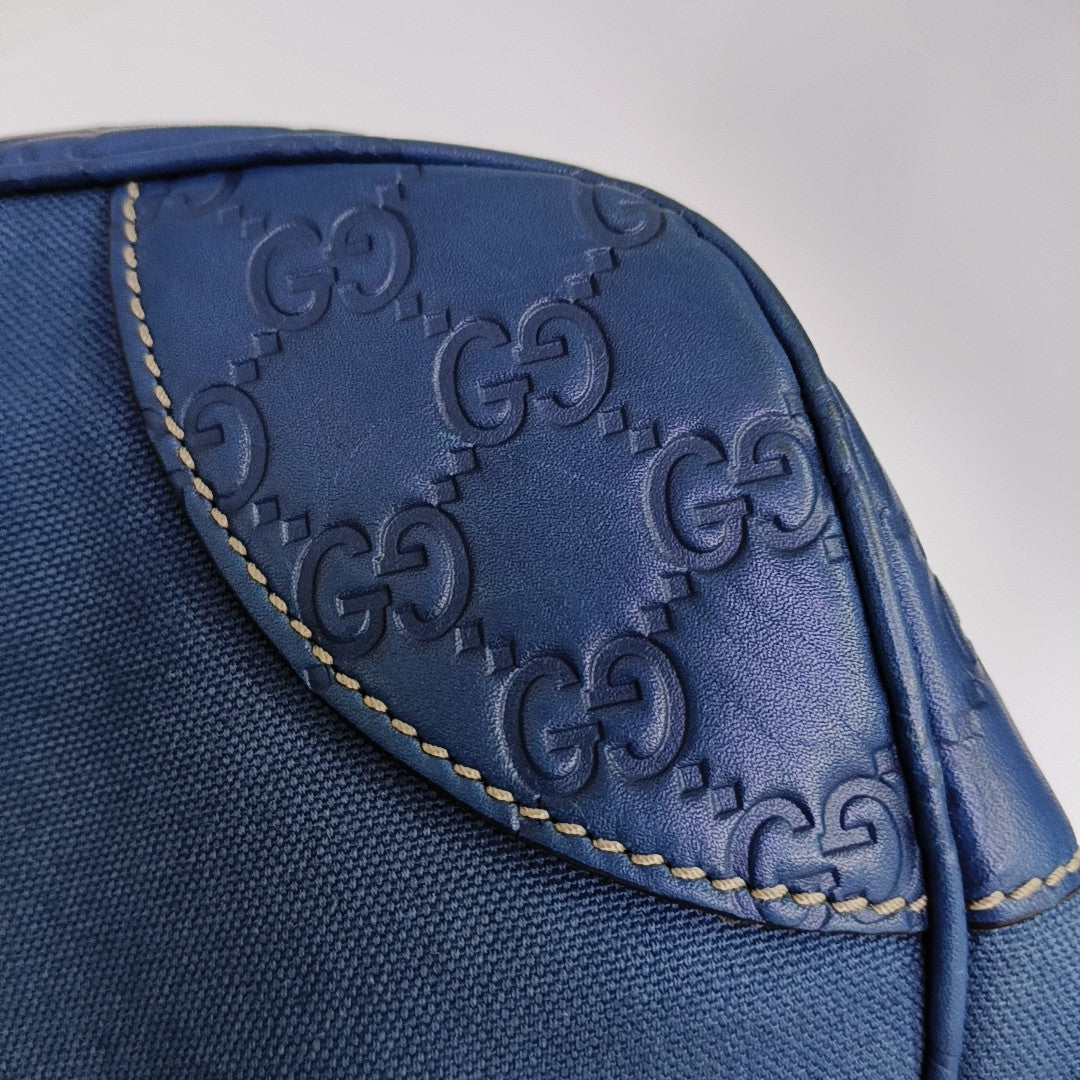 Canvas Shoulder Bag Blue