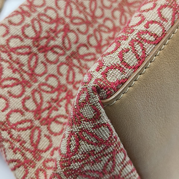 Monogram Canvas Top Handle Bag Red