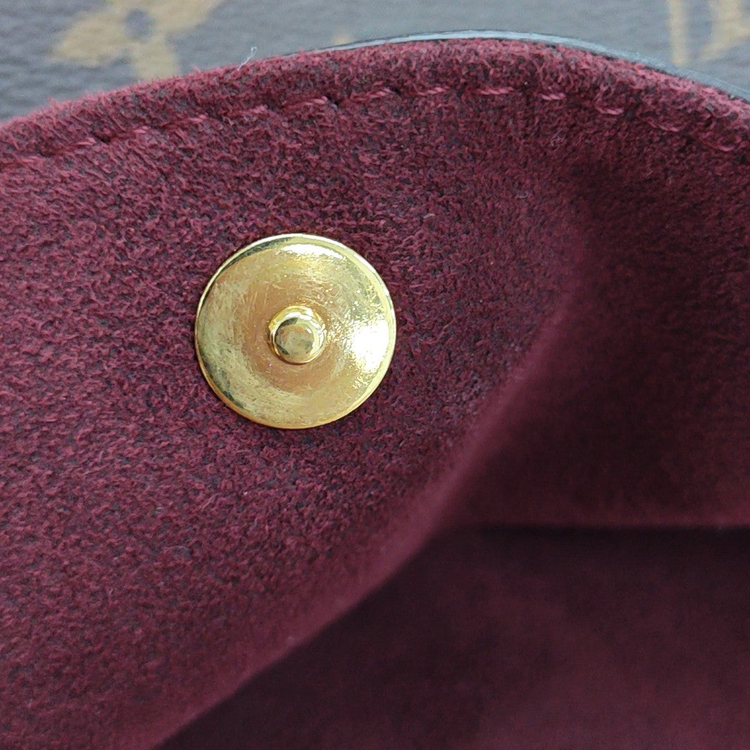 ALL IN GM Monogram Coated Canvas Brown