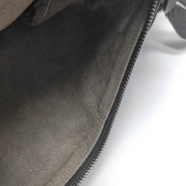 Calfskin Top Handle Bag Black
