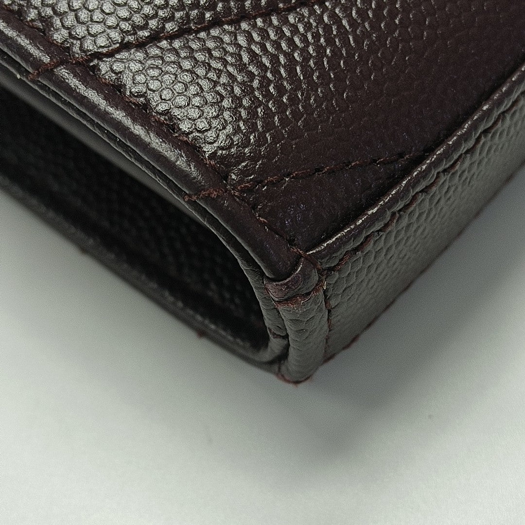 MONOGRAM Medium Chevron Calfskin Red