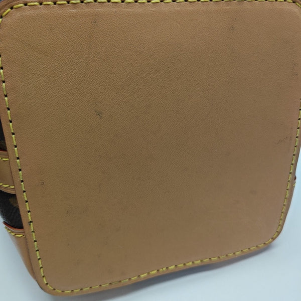 NOÉ Mini Monogram Coated Canvas Brown