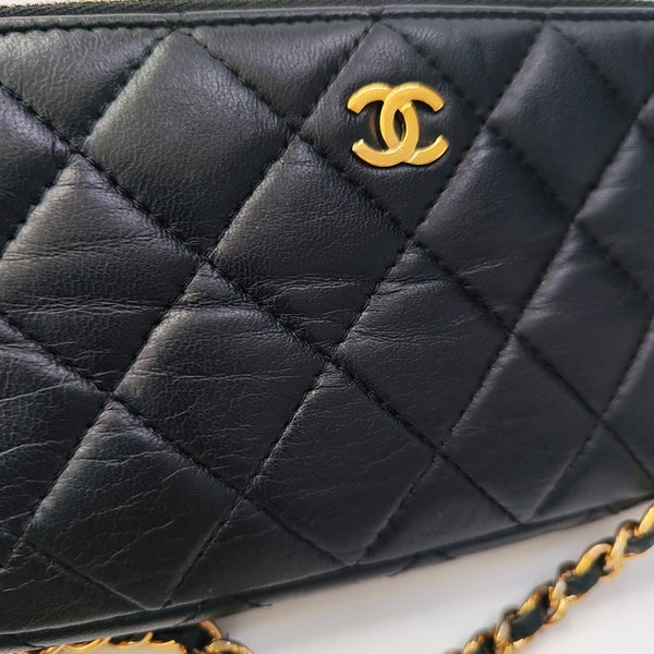 Quilted Lambskin Black