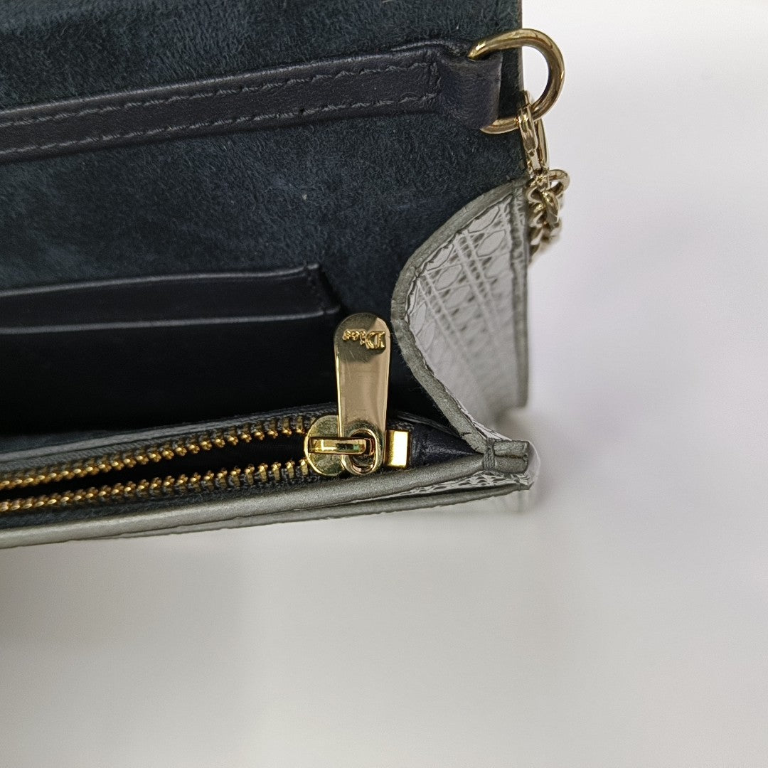 30 Montaigne Mini Cannage Calfskin Silver