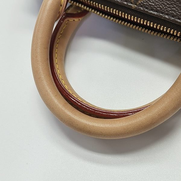 SPEEDY 20 Monogram Coated Canvas Brown