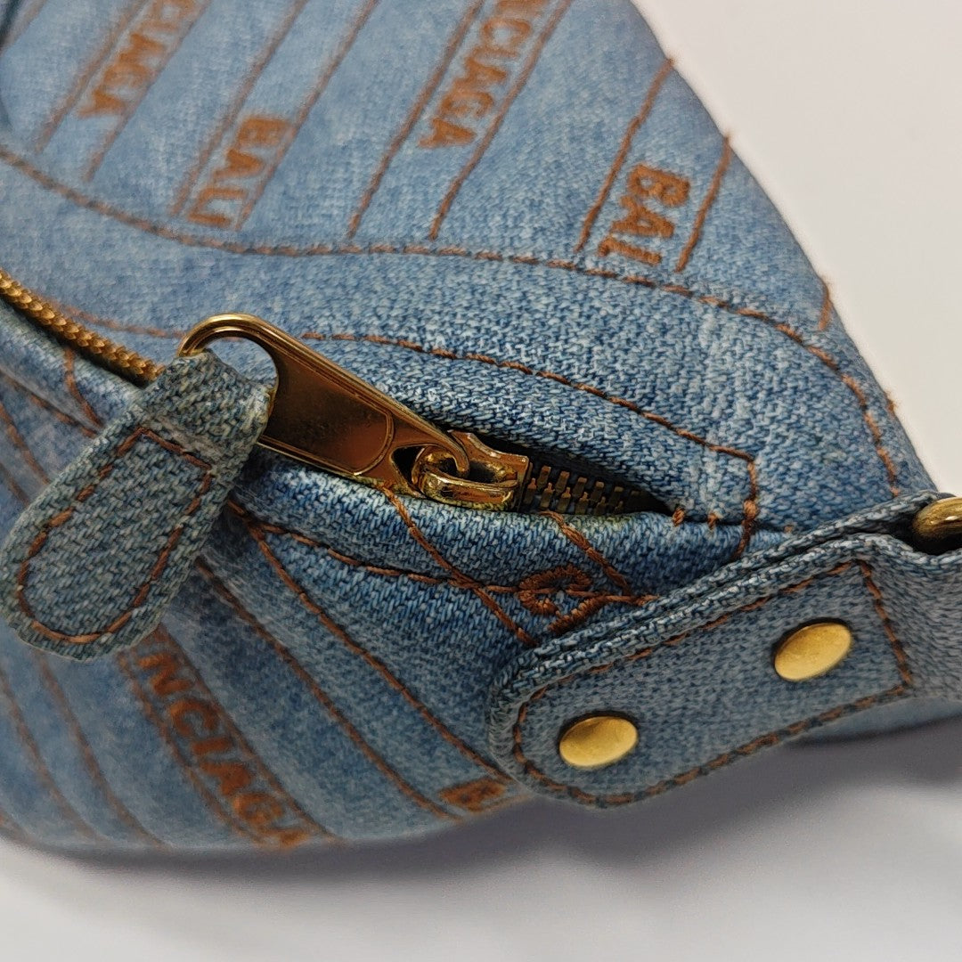 Souvenirs Quilted Denim Blue