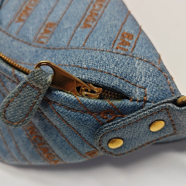 Souvenirs Quilted Denim Blue