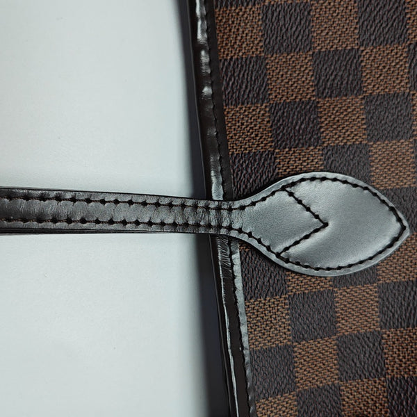 NEVERFULL MM Damier Ebene Coated Canvas Brown