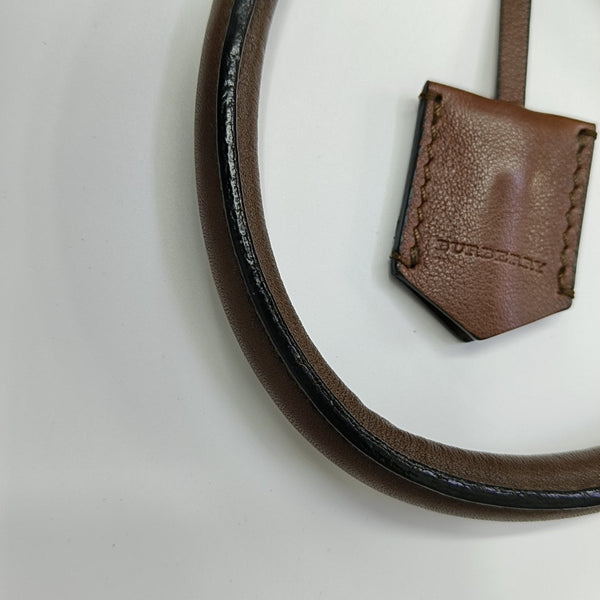 Calfskin Shoulder Bag Brown