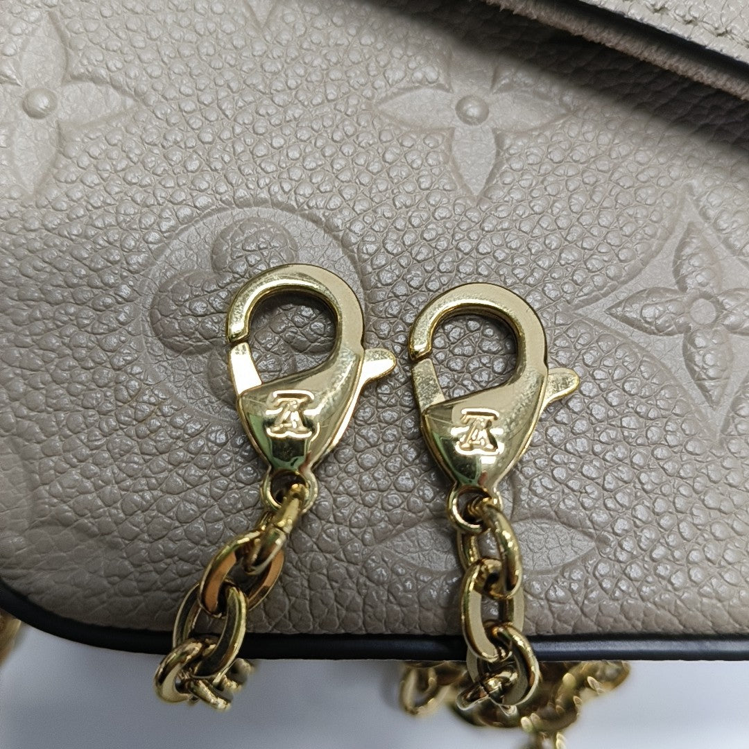FÉLICIE Monogram Calfskin Gray