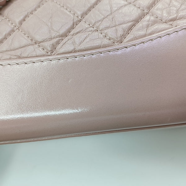 GABRIELLE Medium Quilted Calfskin Pink