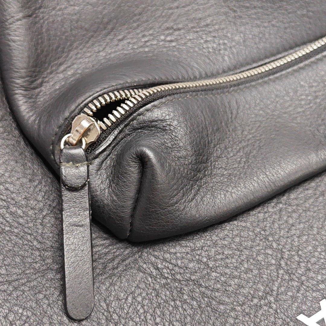 Calfskin Backpack Large Black