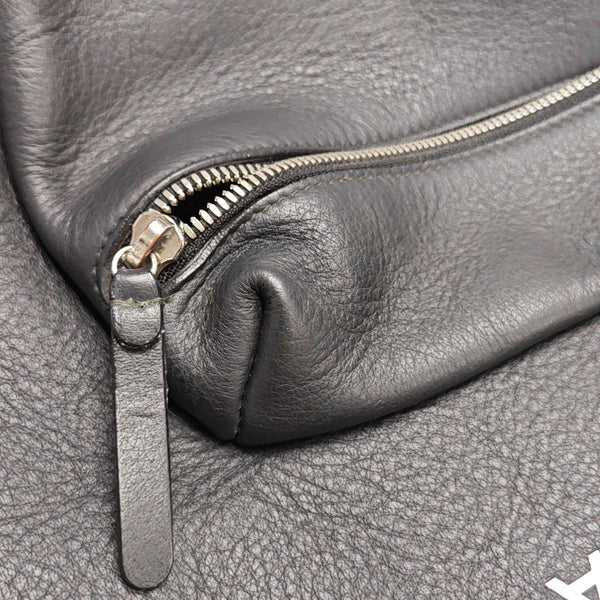 Calfskin Backpack Large Black